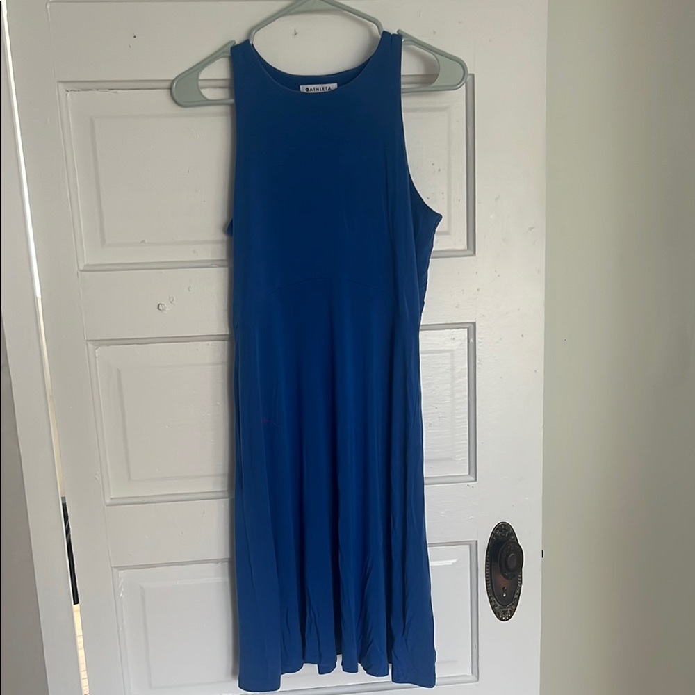 Athleta Blue Halter Sundress